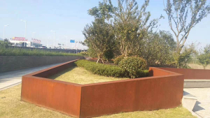 金门耐候钢挡土墙
